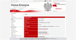 Desktop Screenshot of bip.krempna.pl